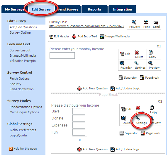 Customized Piping Dynamic Constant Sum Questions Surveyanalytics - survey software help image