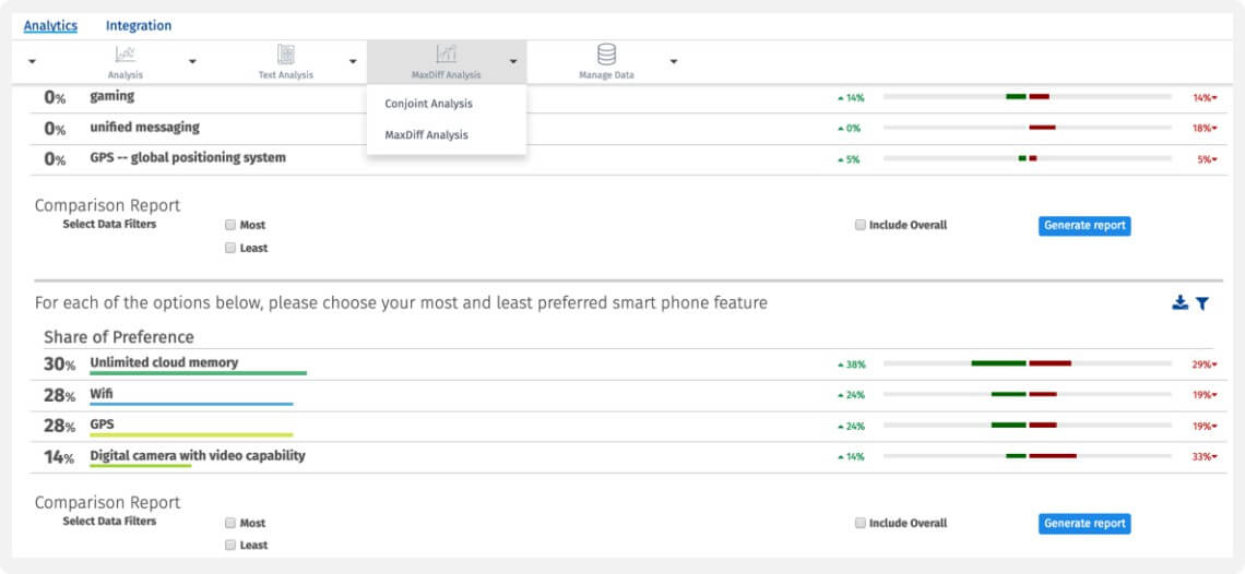 Maxdiff Analysis For Market Research Surveyanalytics Online - maxdiff screenshot 5